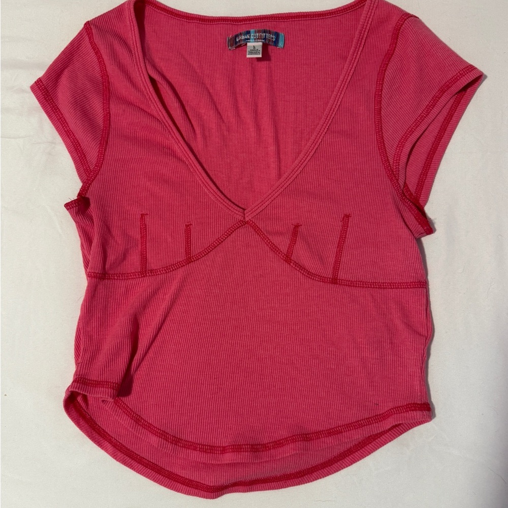 Pink Crop Top